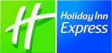 Holiday Inn Express logo, representing hospitality and customer service, featured in testimonials highlighting Clearground's partnership and support.