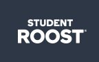 Student Roost logo, representing quality student accommodation services, featured in testimonials highlighting Clearground's professional maintenance and pressure washing services.